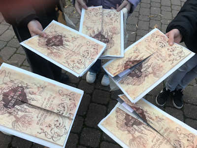 auf der Karte des Rumtreibers HP